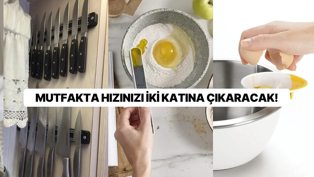 Aşırı Cool Bir Şekilde Yemek Yaparken Karşınızdakini Etkilemenize Yardımcı Olacak Minik Mutfak Ürünleri