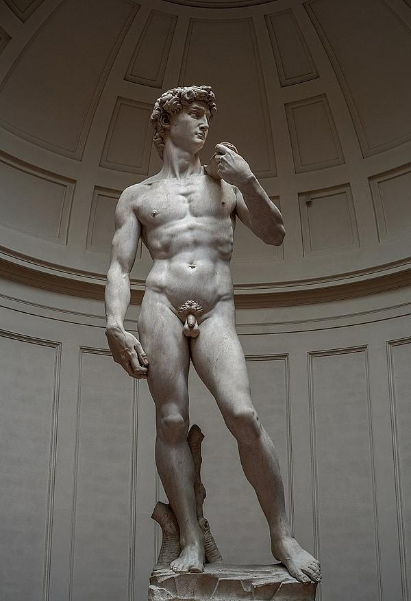 4. David heykeli, aslında Hercules heykeli olacaktı.