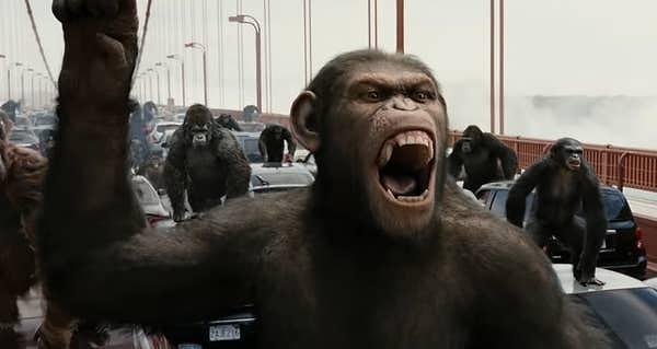 19. Rise of the Planet of the Apes, (IMDB: 7.6)