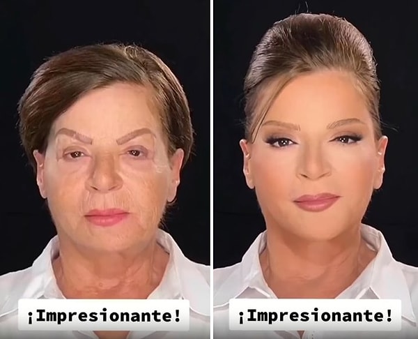 Sosyal medyada paylaşılan ve viral olan bir videoda, birçok yaşlı kadına makyaj yapılıyor ve sonuçlar inanılmaz.