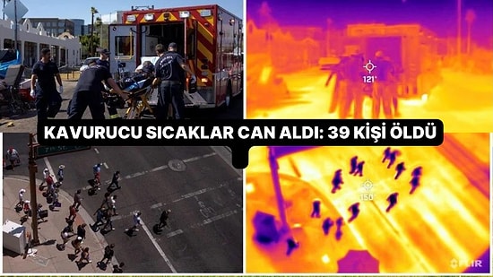 Bunu da Gördük! Cehennem Sıcağı Termal Kamerada: 'İnsan Beyni Buna Dayanamaz'