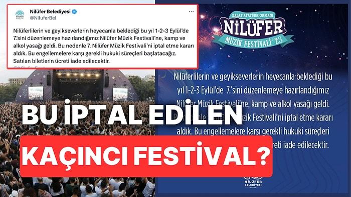 Nilüfer Müzik Festivali İptal Edildi: Sosyal Medyada Tepkiler Artıyor