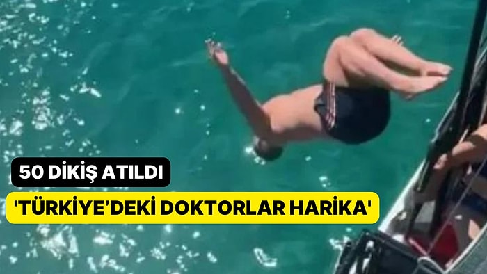 Dehşet Verici Olay! Ters Takla Atmak İsterken Dudağı Koptu: 'Türkiye'deki Doktorlar Harika'