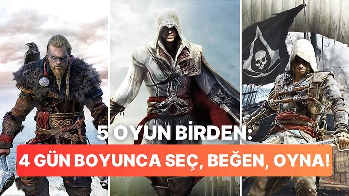 5 Assassin's Creed Oyunu Kısa Süre İçin Ücretsiz Oynanabilecek