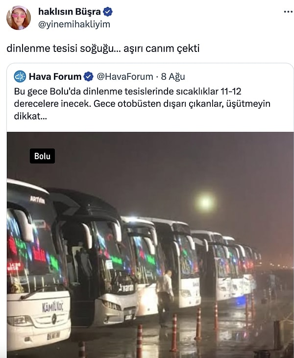 Feci gaz yapıyor yalnız.