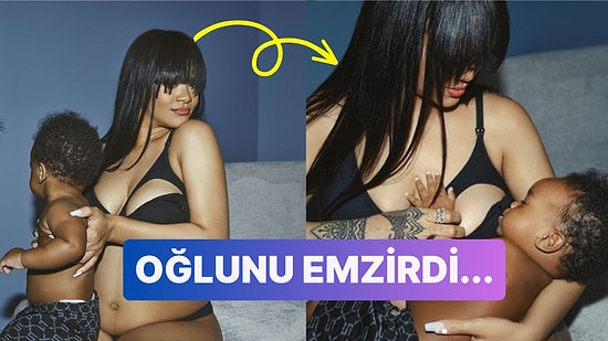 Rihanna'nın Savage X Fenty Markası İçin Çıkardığı Emzirme Sütyeniyle Verdiği Pozlar Beğeni Yağmuruna Tutuldu