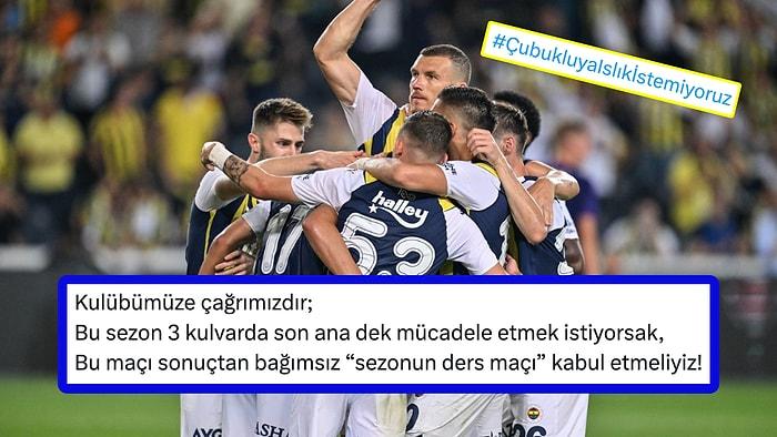 "Çubukluya Islık İstemiyoruz" Etiketinin Gündem Olduğu Fenerbahçe - Maribor Maçı Sonrası Gelen Tepkiler