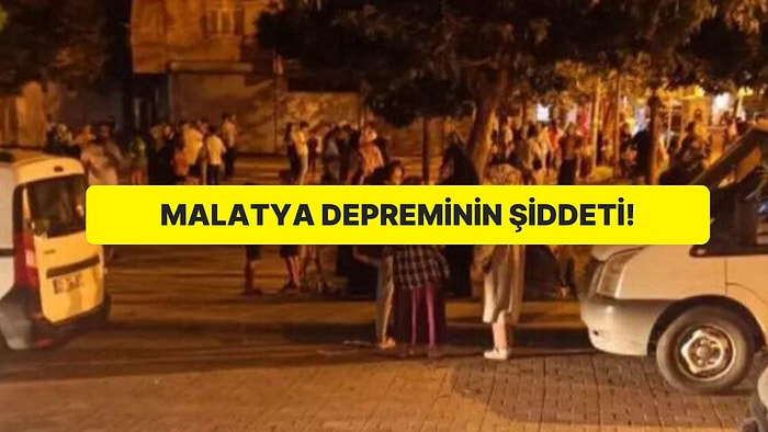 Malatya’daki 5.3 Büyüklüğünde Deprem Kamerada