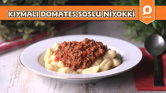 İddaa Ediyoruz Patatesi Hiç Böyle Yemediniz? Kıymalı Domates Soslu Gnocchi Nasıl Yapılır?