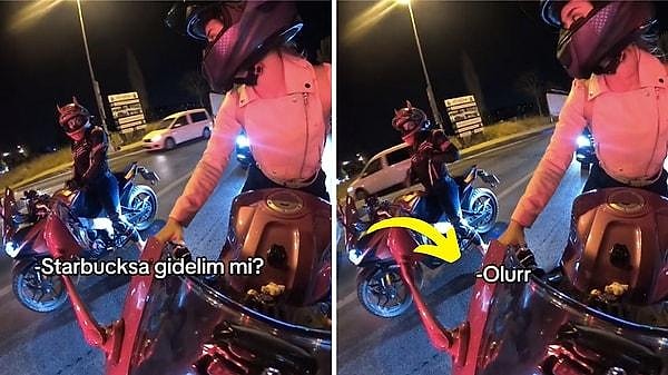 5- Trafik ışıklarında denk gelerek tanıştıkları görülen iki yabancı, videoyu izleyenlerin yüzünde minik bir tebessüm oluşturdu.