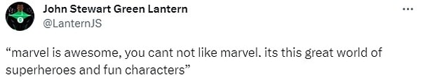 "Marvel muhteşem, Marvel'ı beğenmiyor olamazsın. Süper kahramanların ve eğlenceli karakterlerin harika dünyası..."