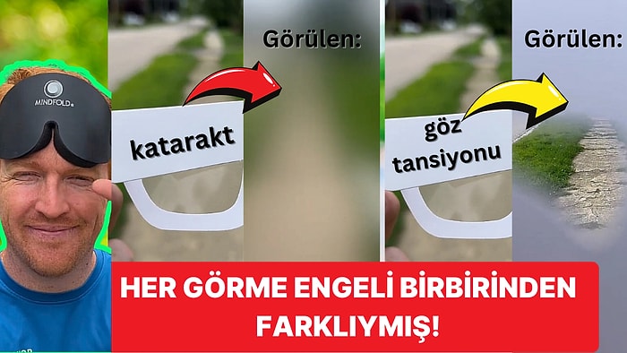 Görme Engelli İnsanların Birbirinden Farklı Görüş Açılarını Görünce Çok Şaşıracaksınız!