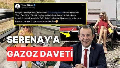 Bolu Sevgisini Paylaşan Serenay Sarıkaya'ya Belediye Başkanı Tanju Özcan'dan Gazoz Daveti