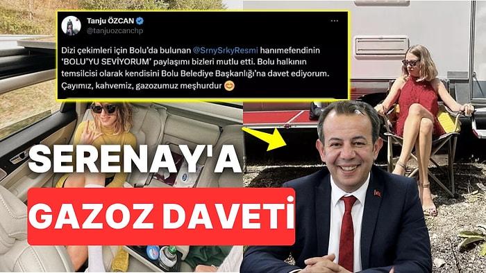 Bolu Sevgisini Paylaşan Serenay Sarıkaya'ya Belediye Başkanı Tanju Özcan'dan Gazoz Daveti