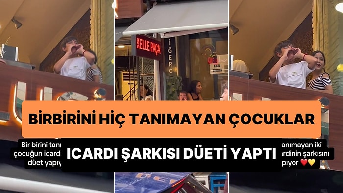 Birbirlerini Hiç Tanımayan İki Çocuğun Mekandan Mekana Icardi Düeti Yaptıkları Muhteşem Anlar