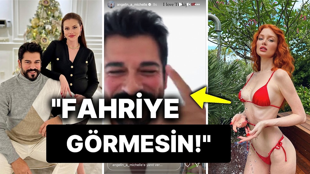 Cesur Pozlarıyla Gündem Olan Ünlü Model, Burak Özçivit'le 'FaceTime Görüntüsü'nü Paylaşınca Ortalık Yıkıldı!