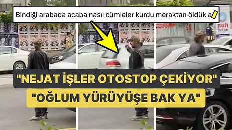 Nejat İşler'in Fenerbahçe Maçına Yetişmek İçin Otostop Çektiği Anlar Viral Oldu