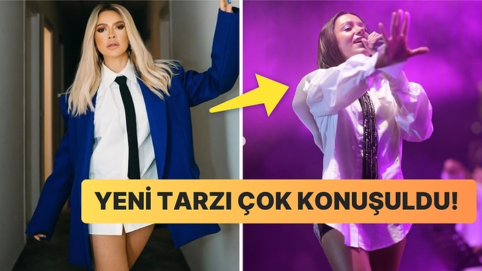 Zeynep Bastık'ın Hadiseye Benzetilen Yeni Sahne Tarzı Çok Konuşuldu!