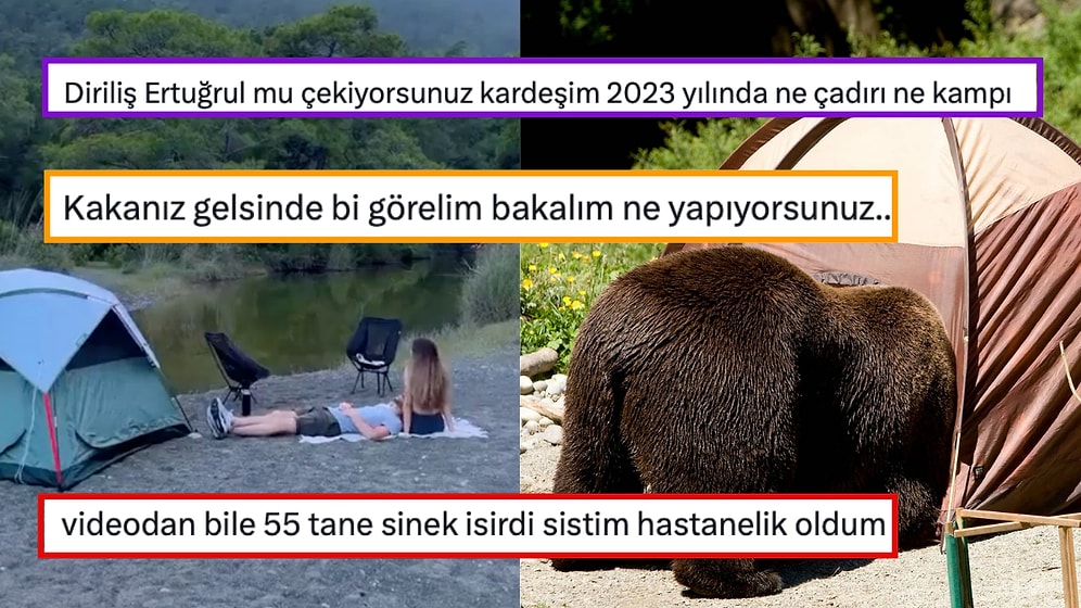 Sevgiliyle Yapılan Kamp Videosunu İstek Değil İhtiyaç Diye Paylaşan Kişiye Kamp Karşıtlarından Tepkiler Geldi