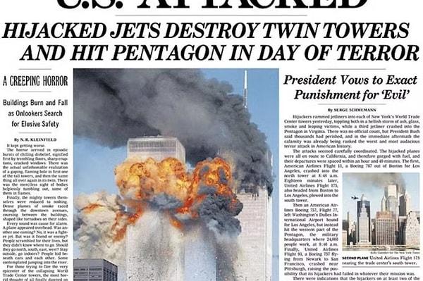 6. 11 Eylül saldırıları...