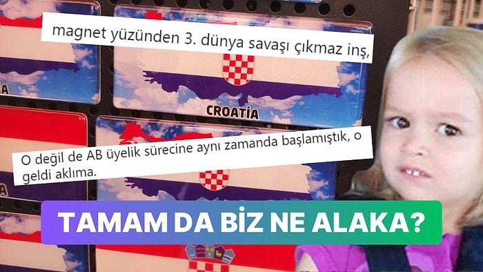 Hırvatistan Bayraklı Türkiye Haritası Kafaları Karıştırdı, Goygoyculara Gün Doğdu
