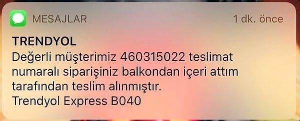 2. Bazı balkonlar kargo teslim alabilir.