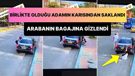 Birlikte Olduğu Adamın Karısı Gelince Sessizce Arabadan İnip Bagaja Gizlenen Kadın