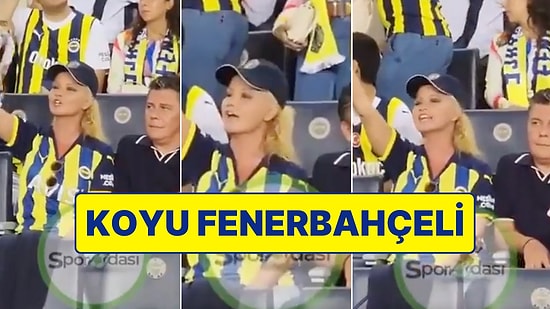 Ligin İlk Maçında Fenerbahçe'yi Yalnız Bırakmayan Müge Anlı Tezahüratlara Eşlik Etti