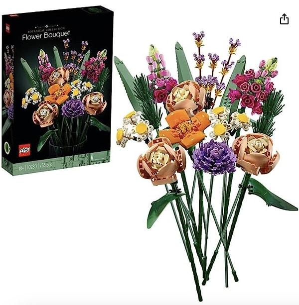 Bu rengarenk çiçek buketi harika bir hediye alternatifi olabilir.