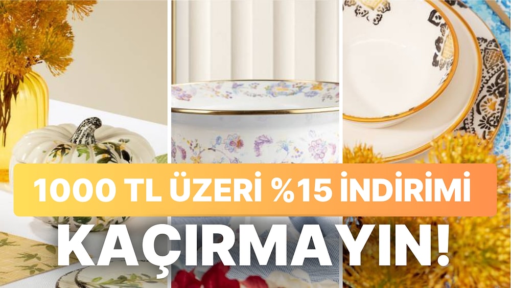 Bernardo 1000 TL ve üzerine Yüzde 15 İndirim Kampanyası!