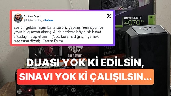 Eşine Sürpriz Olarak Canavar Gibi Sistem Toplayan Kadın, Gamerları Hayallere Daldırdı