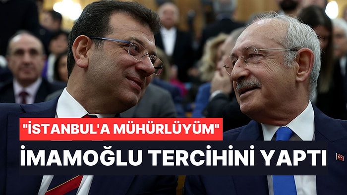 Ekrem İmamoğlu'ndan Adaylık Açıklaması: "Ben İstanbul'a Mühürlüyüm"