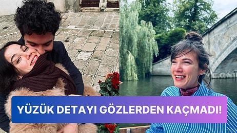 Mutluluk Gözyaşları İçerisinde Evlilik Teklifi Aldığı Anları Paylaşan Pınar Deniz'in Yüzüğü Göründü!