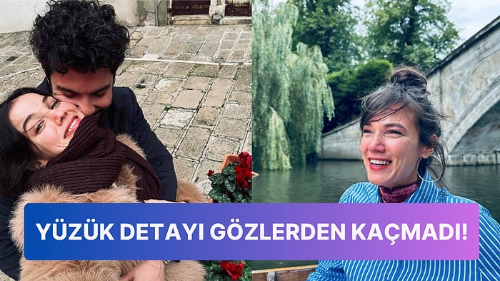 Mutluluk Gözyaşları İçerisinde Evlilik Teklifi Aldığı Anları Paylaşan Pınar Deniz'in Yüzüğü Göründü!