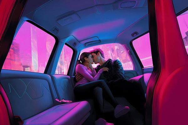 San Francisco Standard'ın haberine göre yolcular gidecekleri yere kadar robot taksilerin içerisinde arka koltukta seks yapıyor.