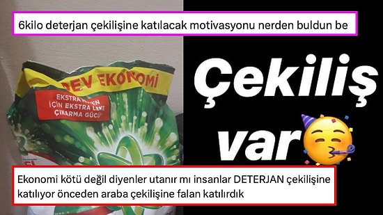 Çekilişten 6 Kilo Deterjan Kazandığı Haberini Gururla Duyuran Kişi Hepimize Ekonomik Gidişatımızı Sorgulattı!