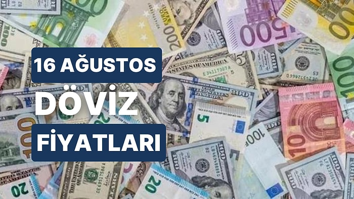 16 Ağustos Çarşamba Döviz Kuru USD Fiyatı: Bugün Dolar Fiyatı Ne Kadar? 1 Dolar Ne Kadar?