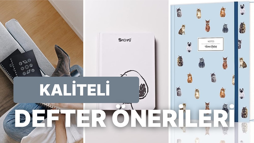 Sürekli Yazmak İsteyeceksiniz! Birbirinden Güzel Desenlere Sahip Sert Kapak Defter Önerileri