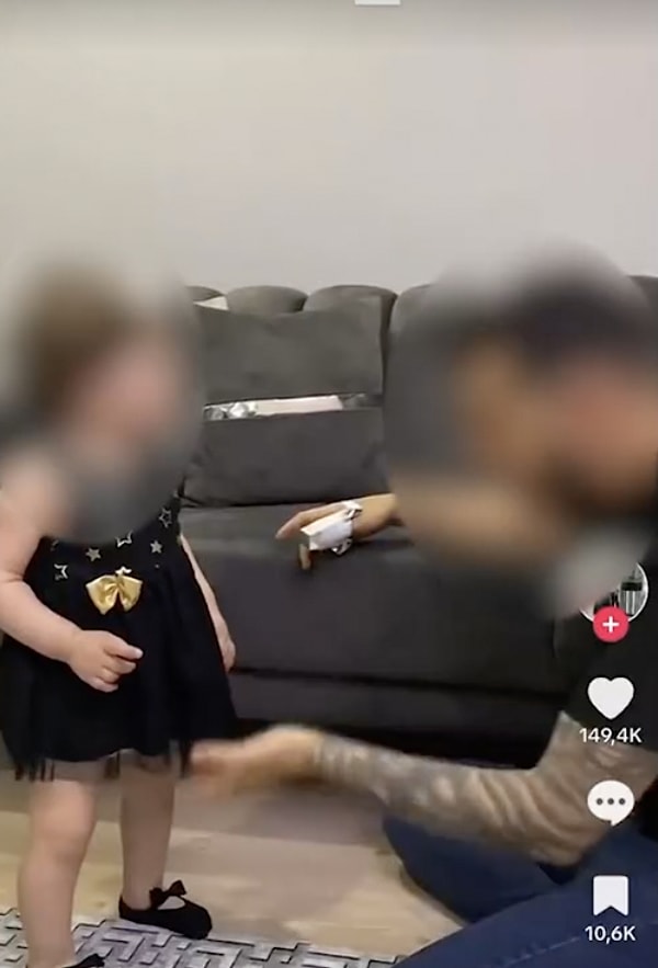 TikTok'ta yayınlanan bir erkek ve küçük kız çocuğunun videosu sosyal medyada adeta infial yarattı. Videodaki erkek küçük kız çocuğuna giydiği kıyafet nedeniyle kızıyor, bağırıyor.