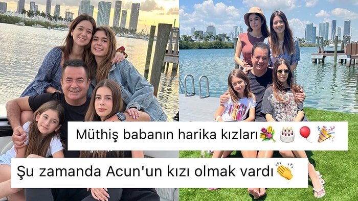 Acun Ilıcalı Kızları ile Mykonos'ta Eğlendiği Anlarını Instagram Hesabından Paylaştı!