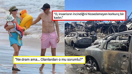 Ülkedeki Orman Yangınları Yüzlerce Kişinin Canını Almışken Tatil Pozları Paylaşan Paris Hilton Tepki Çekti