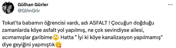 10. "Bir hikayesi olmalı isimlerin"