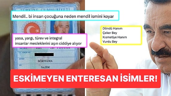 Duydukları En Enteresan İsimleri Paylaşarak Bizi Krizlerden Krizlere Sürükleyen Kişiler!