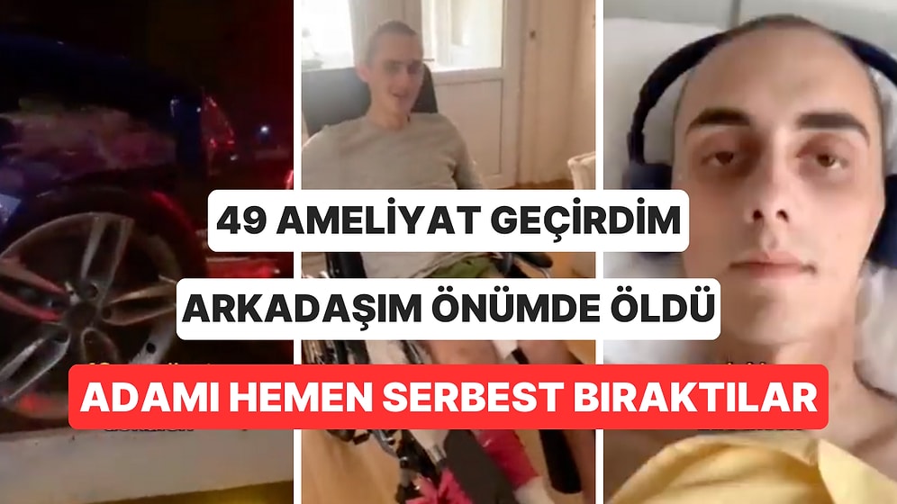 Trafik Kazası Sonucunda Hem Arkadaşını Hem de Bacağını Kaybeden Genç Ülkedeki Adalet Sistemine Tepki Gösterdi