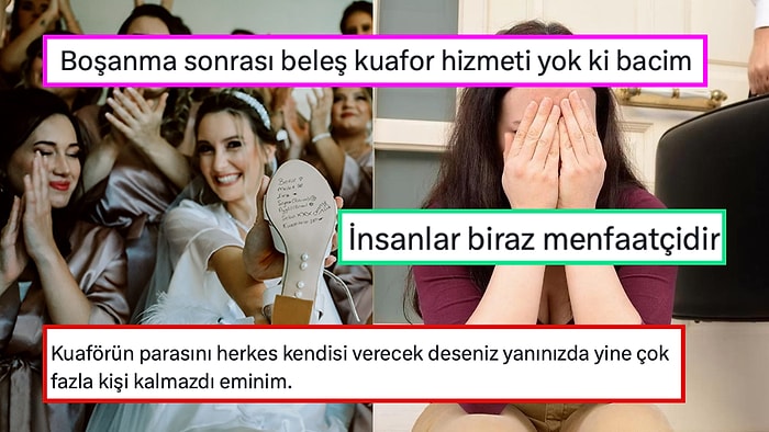 Düğün Günü Tüm Arkadaşlarının Kuaföre Gelmek İsteyip Boşanma Davasında Yapayalnız Kalan Kadına Gelen Yorumlar