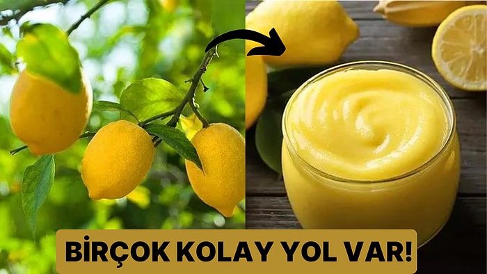 Özellikle C Vitamini Deposu Olan Limon Kuruduğunda Nasıl Eski Haline Döndürülür?