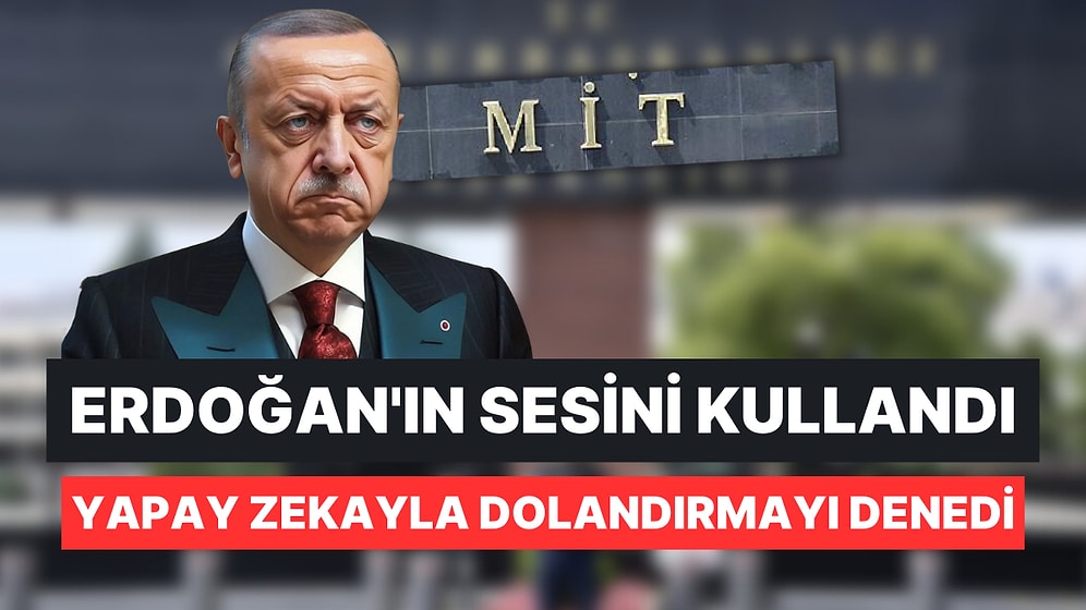 Cumhurbaşkanı Erdoğan'ın Sesini Yapay Zekayla Taklit Eden Dolandırıcı Yakalandı
