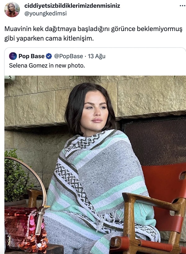 Selena'nın mağrur pozu da haftaya damga vuranlardan!