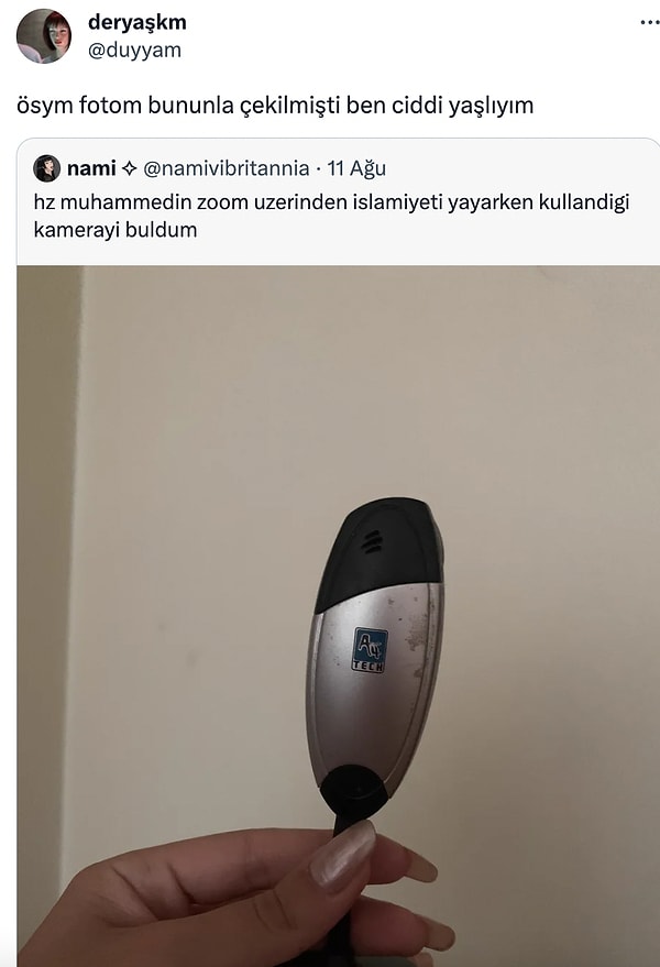 Seri katil filtresi vardı bu kamerada.