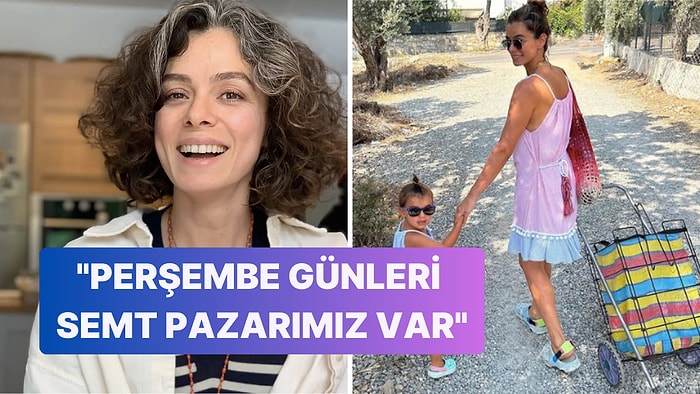 Özge Özpirinçci'nin Minik Kızıyla Semt Pazarına Gittiği Anlar Kırk Bin Kere Maşallah Dedirtti!